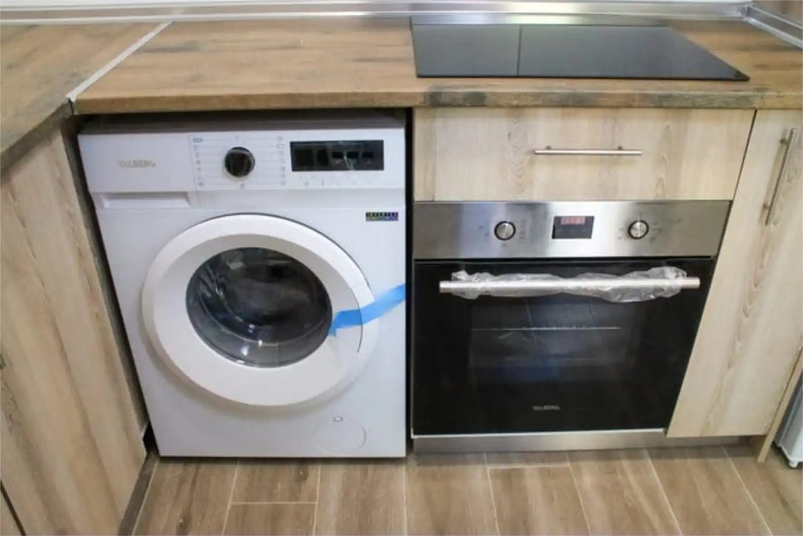 Piso en venta en Casco Histórico de Vallecas Cocina de Piso en venta en Madrid con Amueblado