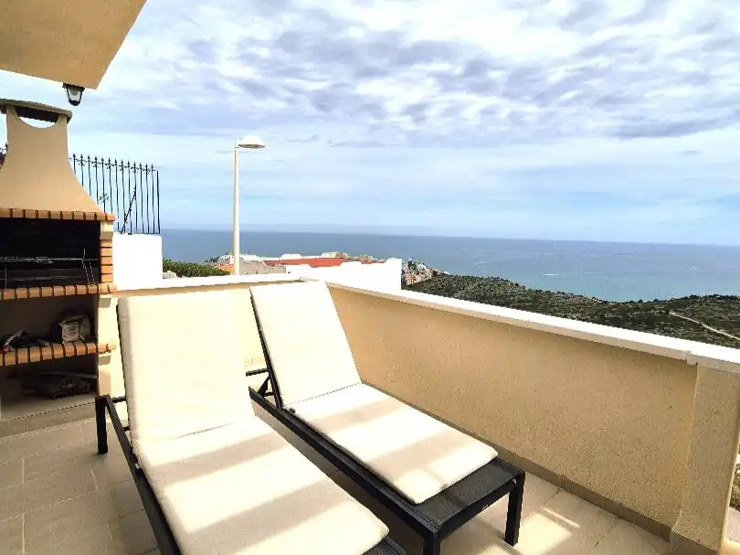 Terrace of Detached homes for sale in Peñíscola / Peníscola  with Air Conditioner, Terrace and Swimming Pool