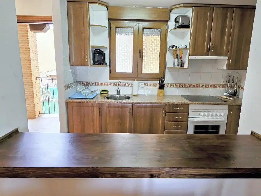 Küche von Wohnung zum Verkauf in Grajera mit Heizung, Möbliert und Balkon