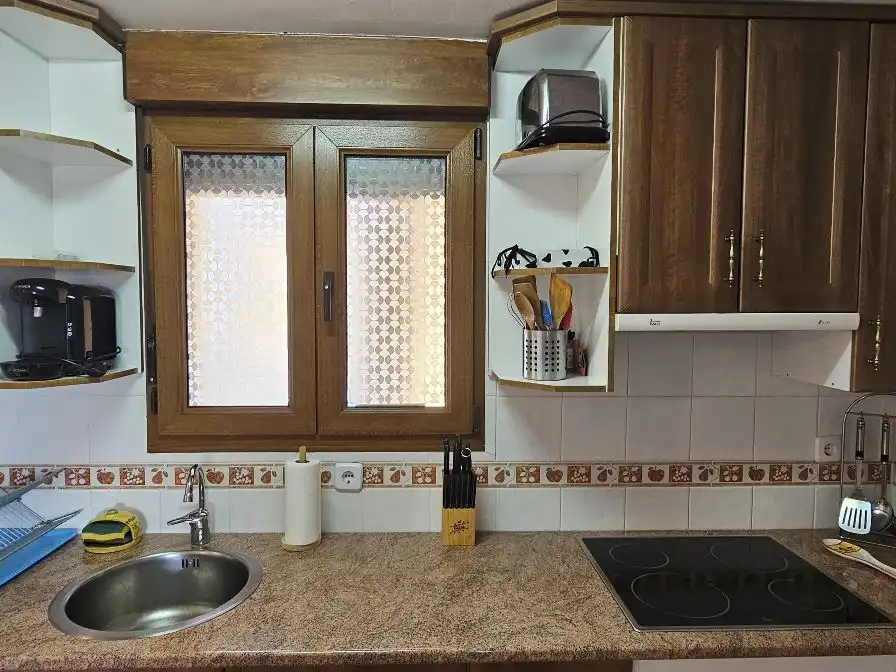 Küche von Wohnung zum Verkauf in Grajera mit Heizung, Möbliert und Balkon