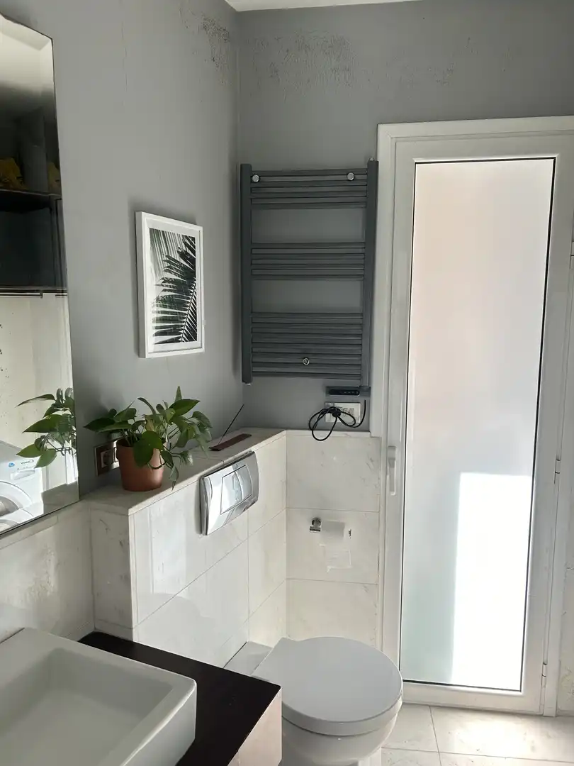 Bathroom of Flat for sale in  Barcelona Capital  with Air Conditioner and Balcony