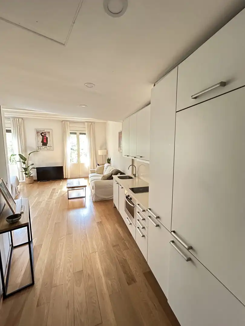 Kitchen of Flat for sale in  Barcelona Capital  with Air Conditioner and Balcony