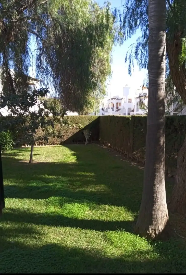 Jardín de Piso de alquiler en Mazarrón con Jardín privado, Parquet y Terraza