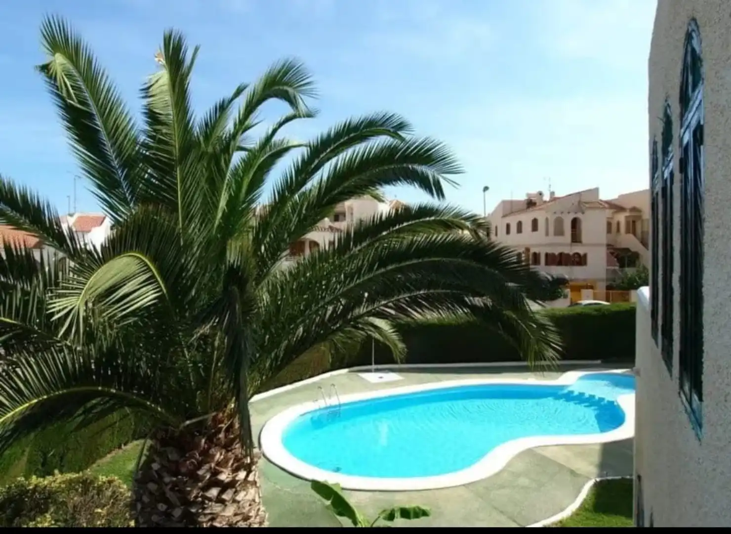 Piscina de Piso de alquiler en Mazarrón con Jardín privado, Parquet y Terraza