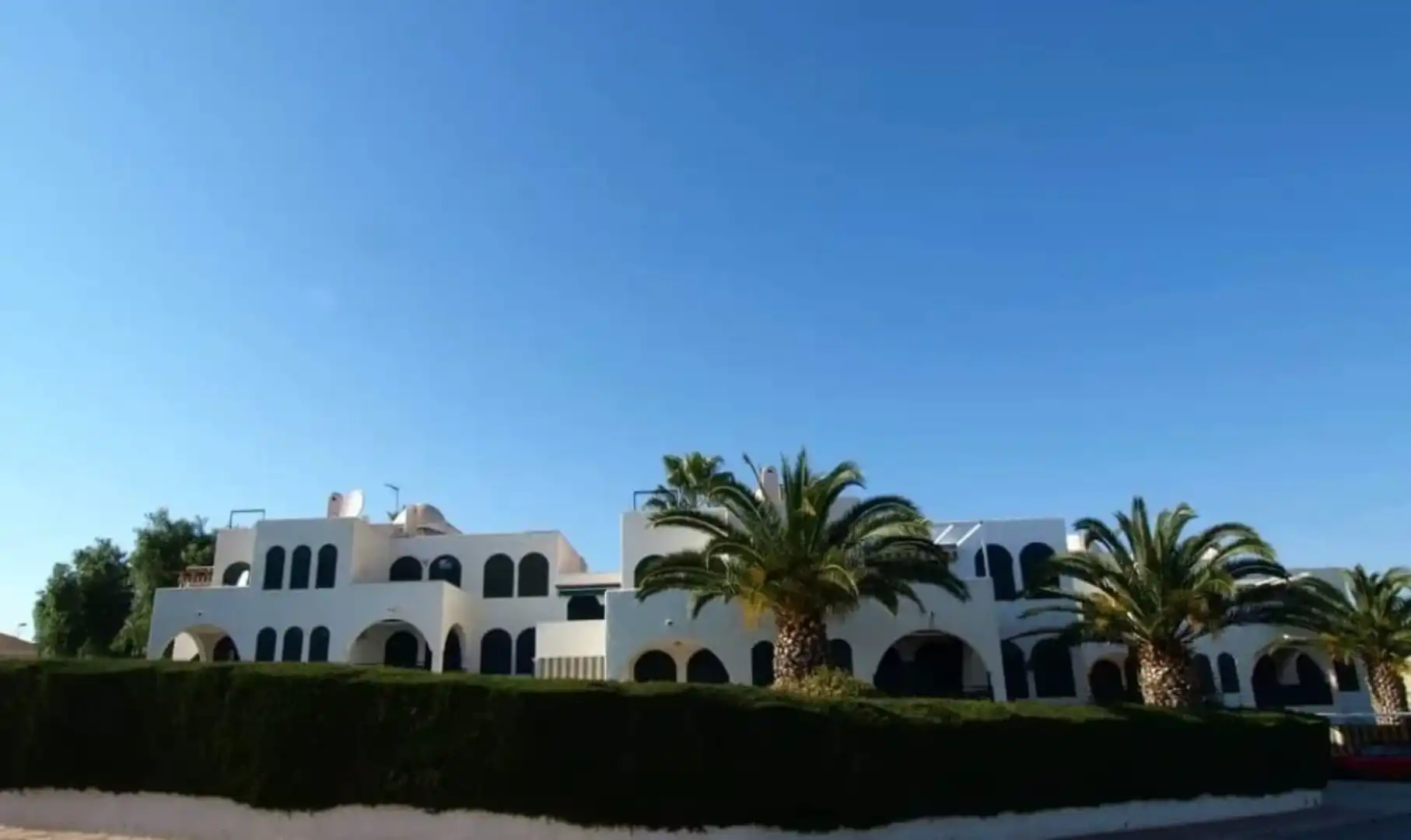 Vista exterior de Piso de alquiler en Mazarrón con Jardín privado, Parquet y Terraza