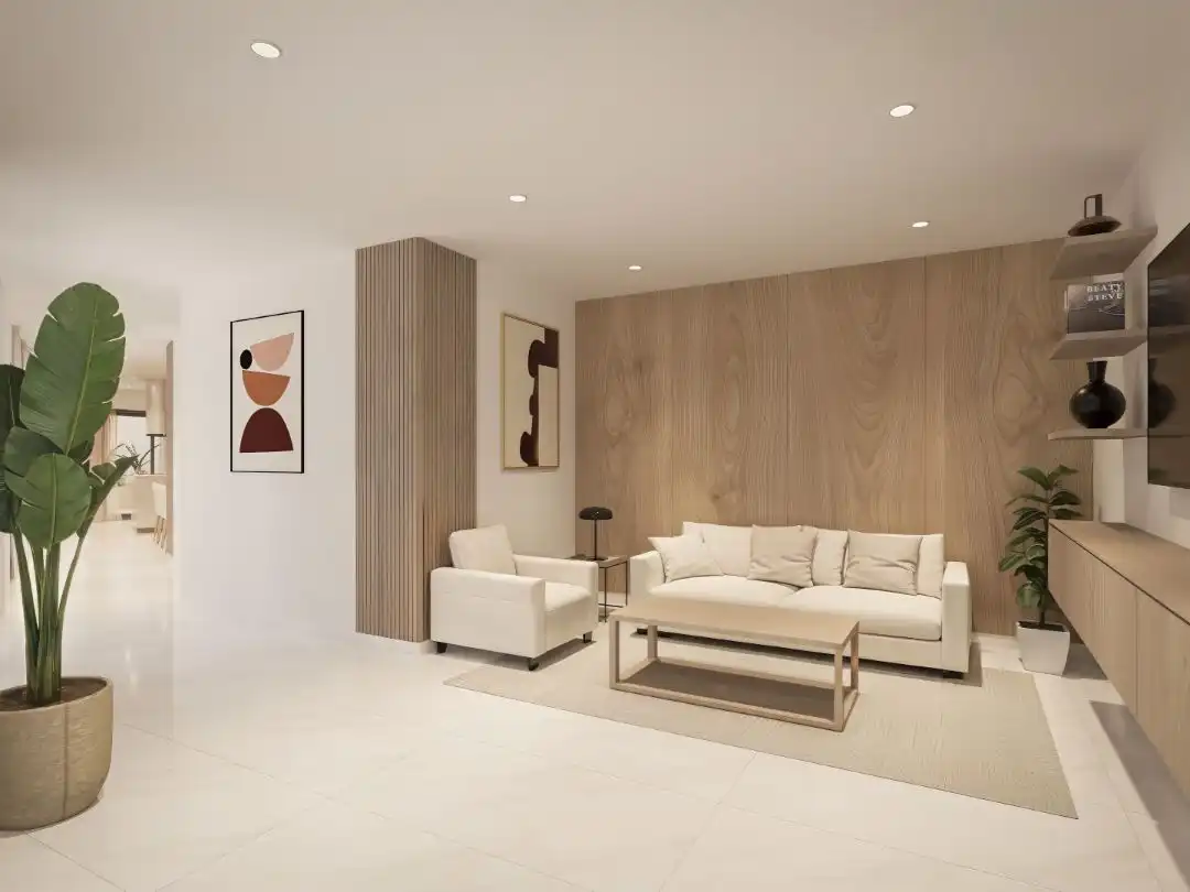 Wohnung zum Verkauf in Carrer Bonança, 24, Colònia Sant Jordi Wohnzimmer von Wohnung zum Verkauf in Ses Salines mit Klimaanlage, Terrasse und Balkon