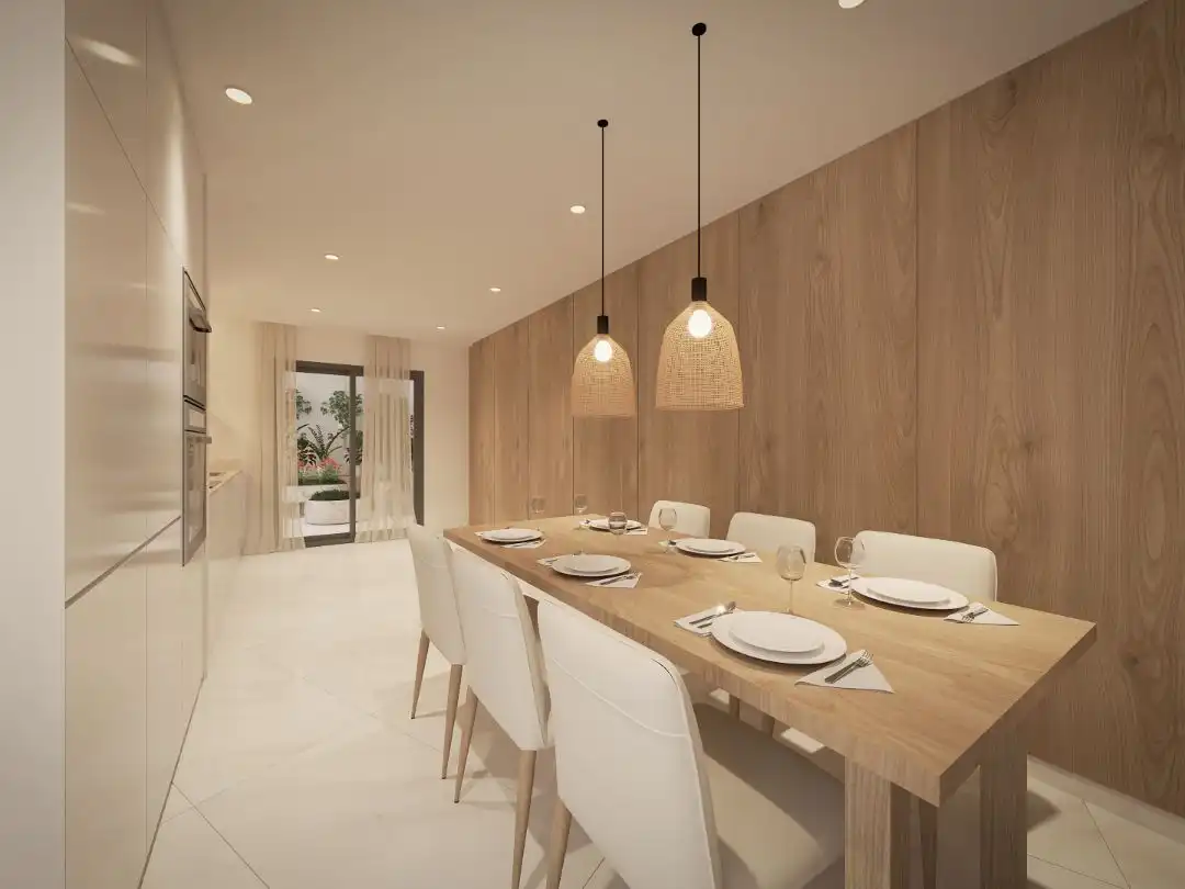 Wohnung zum Verkauf in Carrer Bonança, 24, Colònia Sant Jordi Esszimmer von Wohnung zum Verkauf in Ses Salines mit Klimaanlage, Terrasse und Balkon
