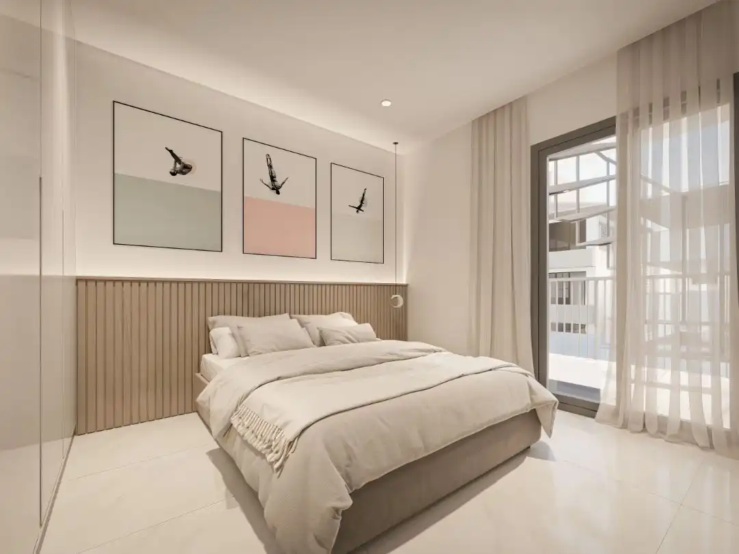 Wohnung zum Verkauf in Carrer Bonança, 24, Colònia Sant Jordi Schlafzimmer von Wohnung zum Verkauf in Ses Salines mit Klimaanlage, Terrasse und Balkon