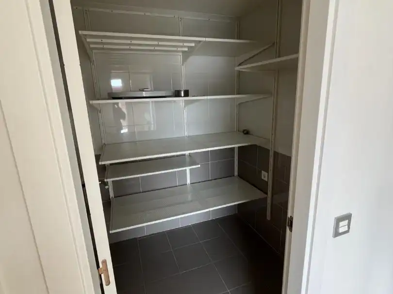 Kitchen of Flat for sale in Gijón   with Heating, Terrace and Storage room