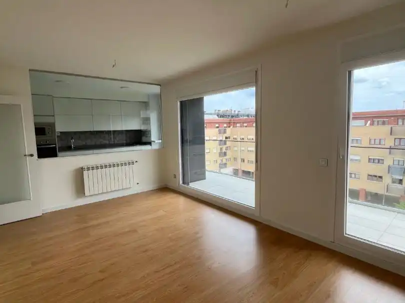 Living room of Flat for sale in Gijón   with Heating, Terrace and Storage room