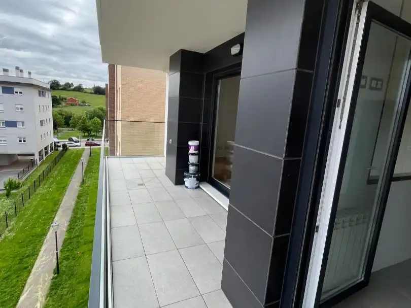 Balcony of Flat for sale in Gijón   with Heating, Terrace and Storage room