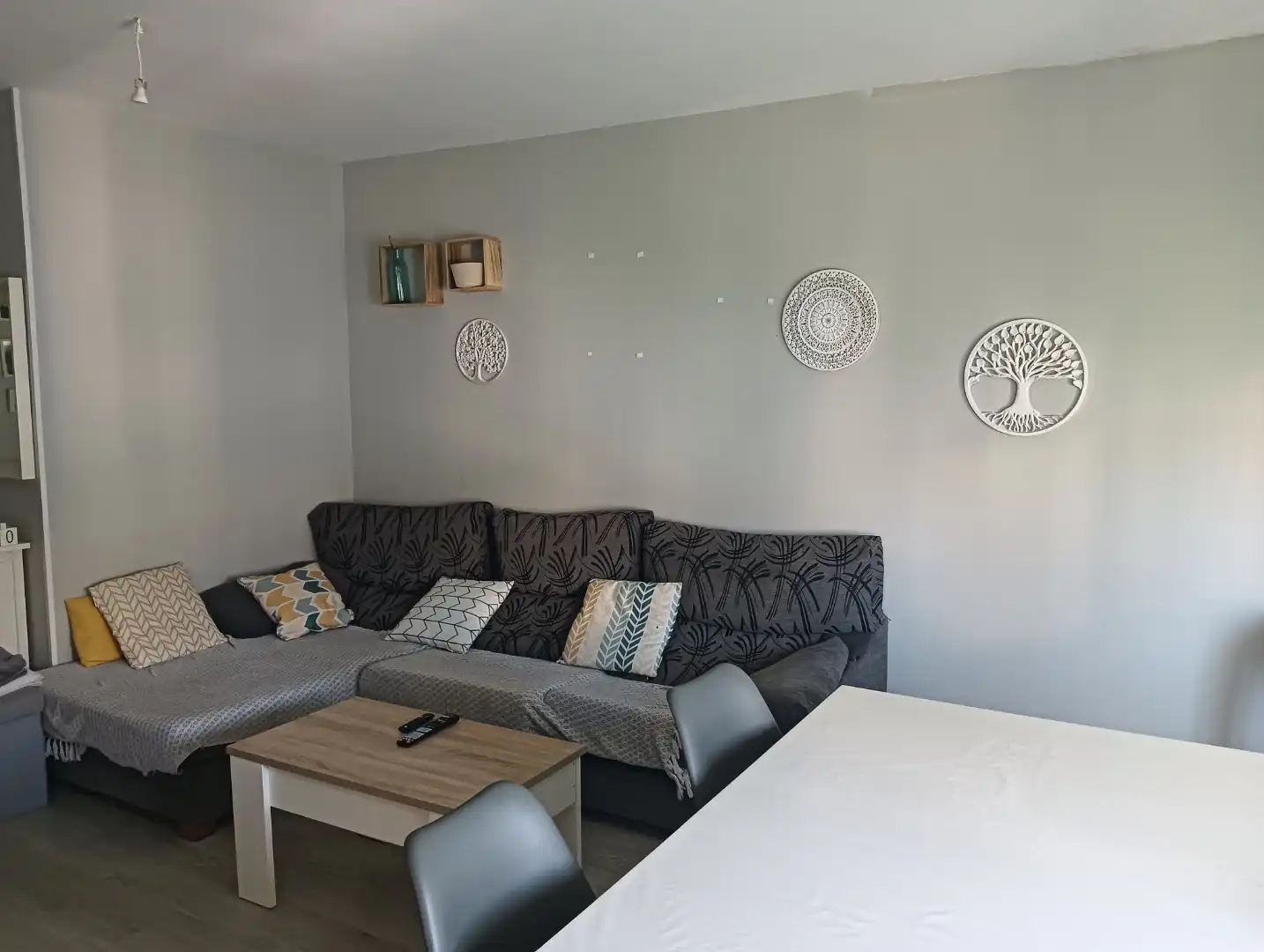 Flat for sale in Avinguda del Fornàs, 5, Valls Living room of Flat for sale in Valls with Air Conditioner, Parquet flooring and Furnished