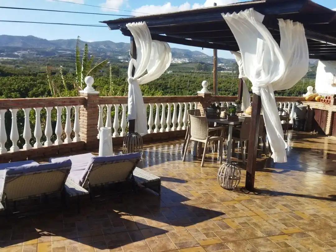 Terrasse von Country house zum Verkauf in Vélez-Málaga mit Klimaanlage, Terrasse und Schwimmbad