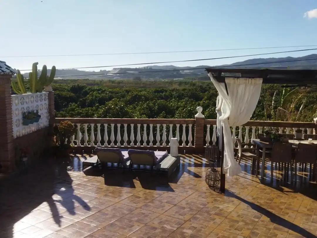 Terrasse von Country house zum Verkauf in Vélez-Málaga mit Klimaanlage, Terrasse und Schwimmbad
