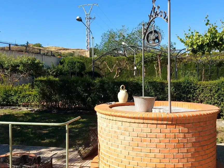 Garden of Houses for sale in Guadix  with Air Conditioner, Terrace and Swimming Pool