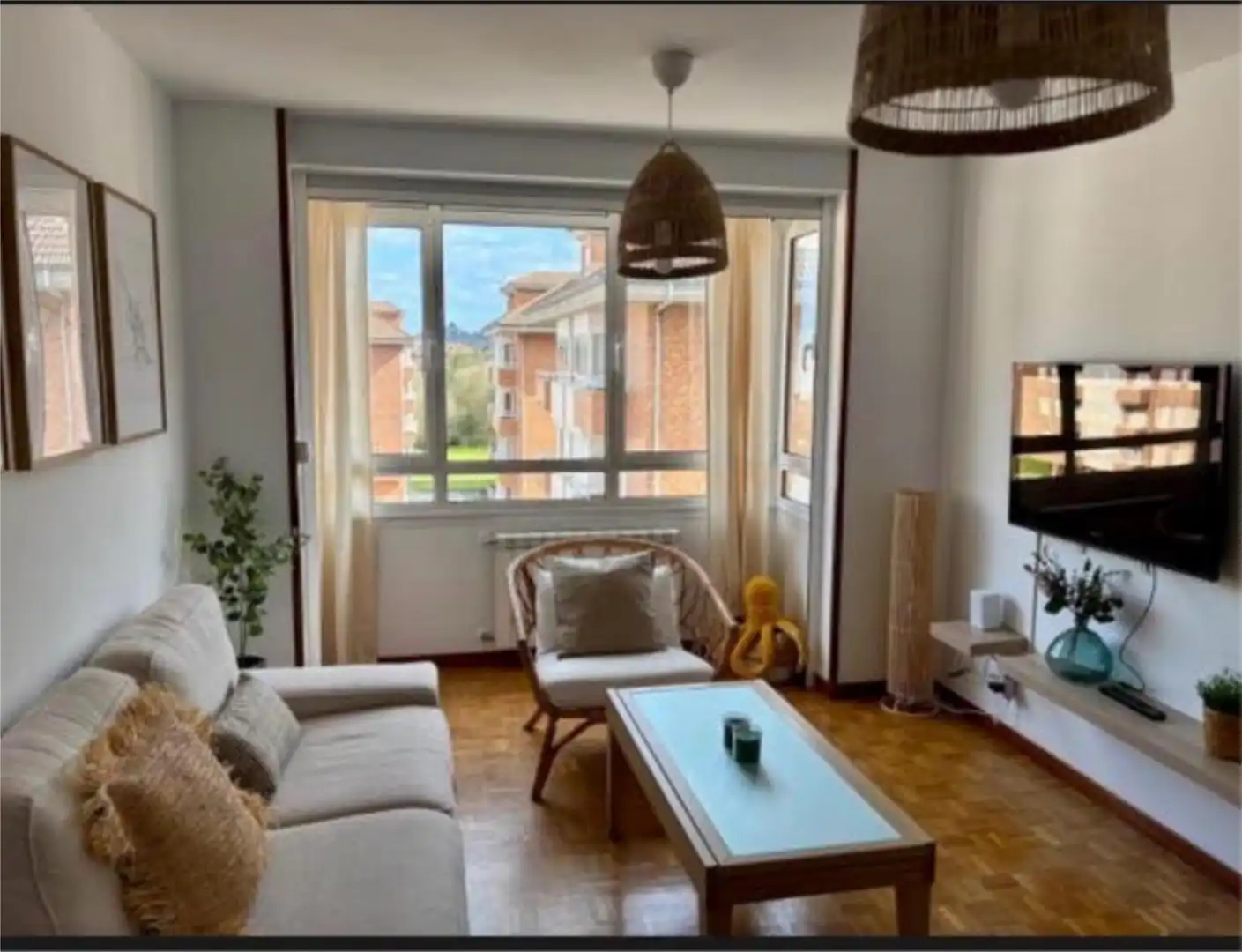 Living room of Apartments for rent in Ribadesella  with Heating, Terrace and Furnished