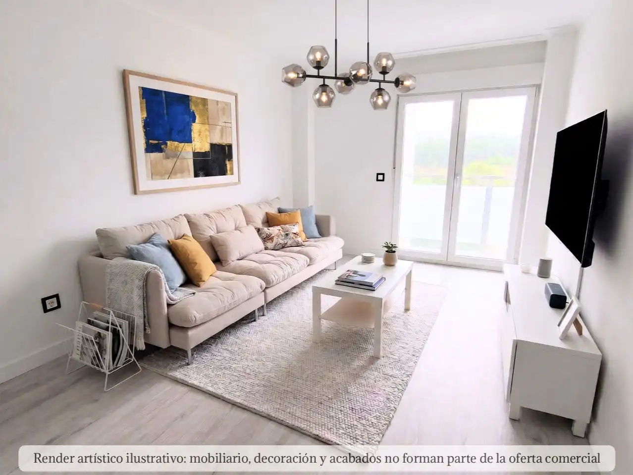 Piso en venta en Rúa Vila, 68, Barreiros Sala de estar de Piso en venta en Barreiros con Terraza y Balcón