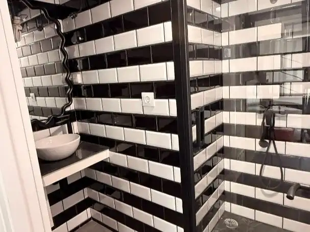 Loft de alquiler en Carrer de Ribas i Perdigó, 50, Centre Baño de Loft de alquiler en Badalona con Aire acondicionado, Calefacción y Amueblado