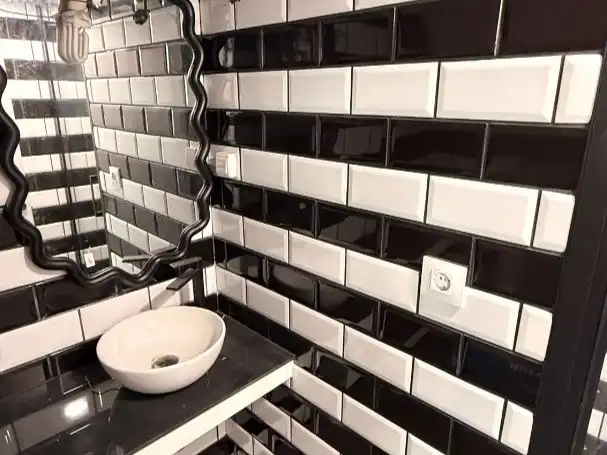 Loft de alquiler en Carrer de Ribas i Perdigó, 50, Centre Baño de Loft de alquiler en Badalona con Aire acondicionado, Calefacción y Amueblado