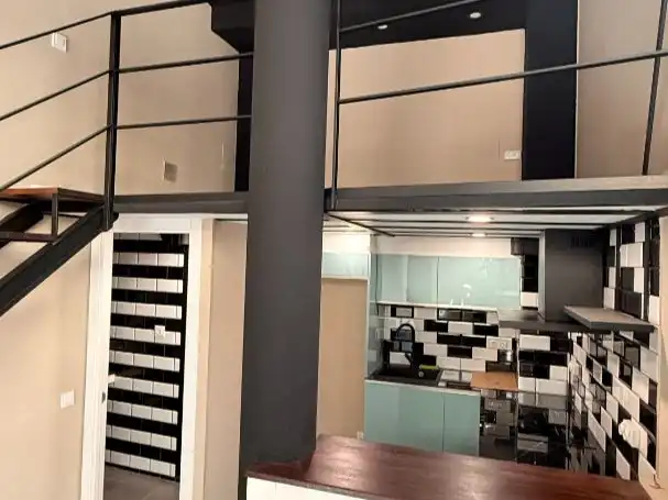 Loft de alquiler en Carrer de Ribas i Perdigó, 50, Centre Cocina de Loft de alquiler en Badalona con Aire acondicionado, Calefacción y Amueblado