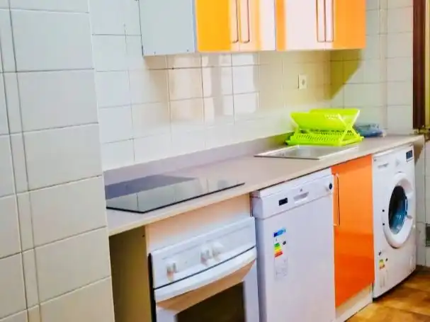 Kitchen of Flat for rent in Madrid  with Heating, Parquet flooring and Terrace