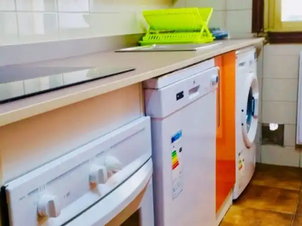 Kitchen of Flat for rent in Madrid  with Heating, Parquet flooring and Terrace