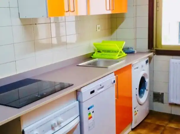 Kitchen of Flat for rent in Madrid  with Heating, Parquet flooring and Terrace