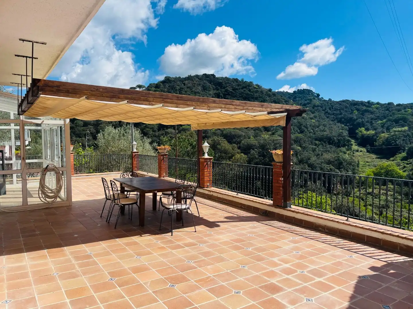 Houses for sale in Carrer del Montseny, 5, Sant Cebrià de Vallalta Terrace of Houses for sale in Sant Cebrià de Vallalta with Air Conditioner, Terrace and Swimming Pool