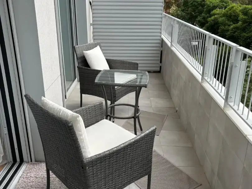 Balcony of Flat for rent in Barcelona  with Air Conditioner, Heating and Private garden