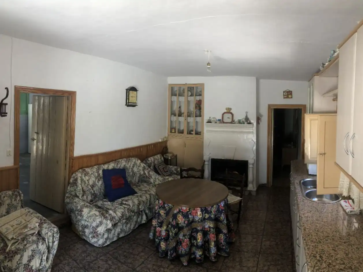 Wohnzimmer von Wohnung zum Verkauf in Oria mit Klimaanlage, Heizung und Privatgarten