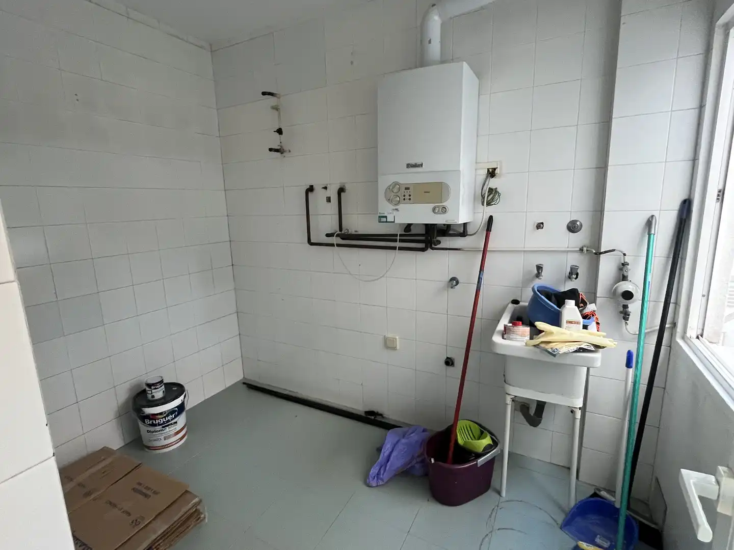 Badezimmer von Wohnung zum Verkauf in Badajoz mit Klimaanlage, Heizung und Terrasse