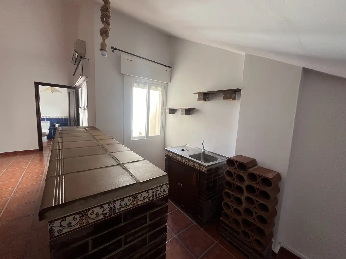 Küche von Wohnung zum Verkauf in Badajoz mit Klimaanlage, Heizung und Terrasse