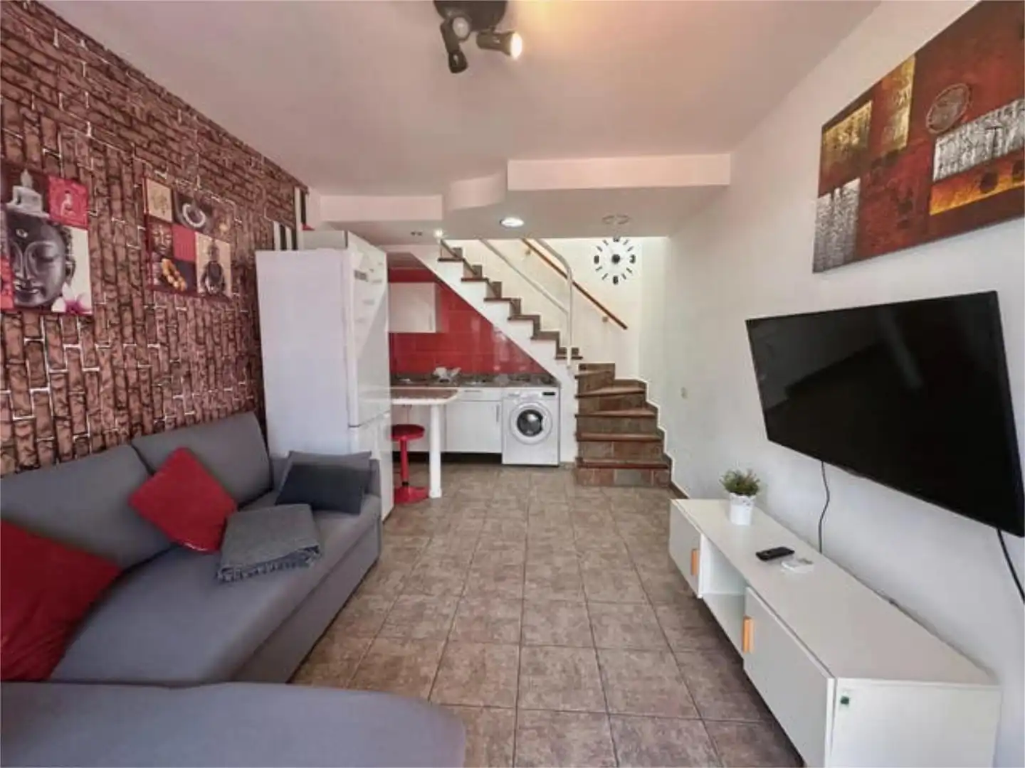 Living room of Apartments for sale in San Bartolomé de Tirajana  with Heating, Private garden and Terrace