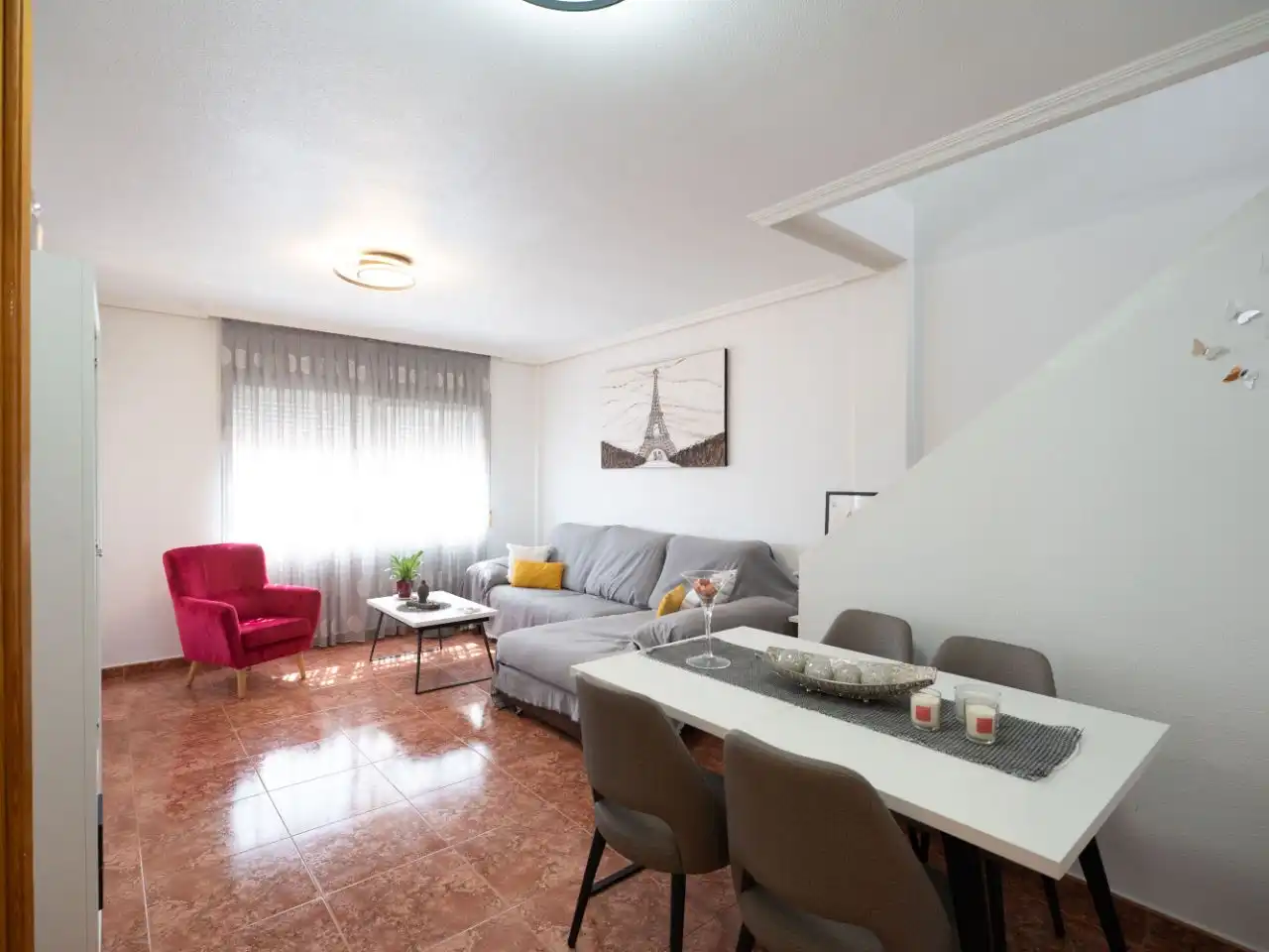 Wohnzimmer von Wohnung zum Verkauf in San Javier mit Klimaanlage, Terrasse und Balkon