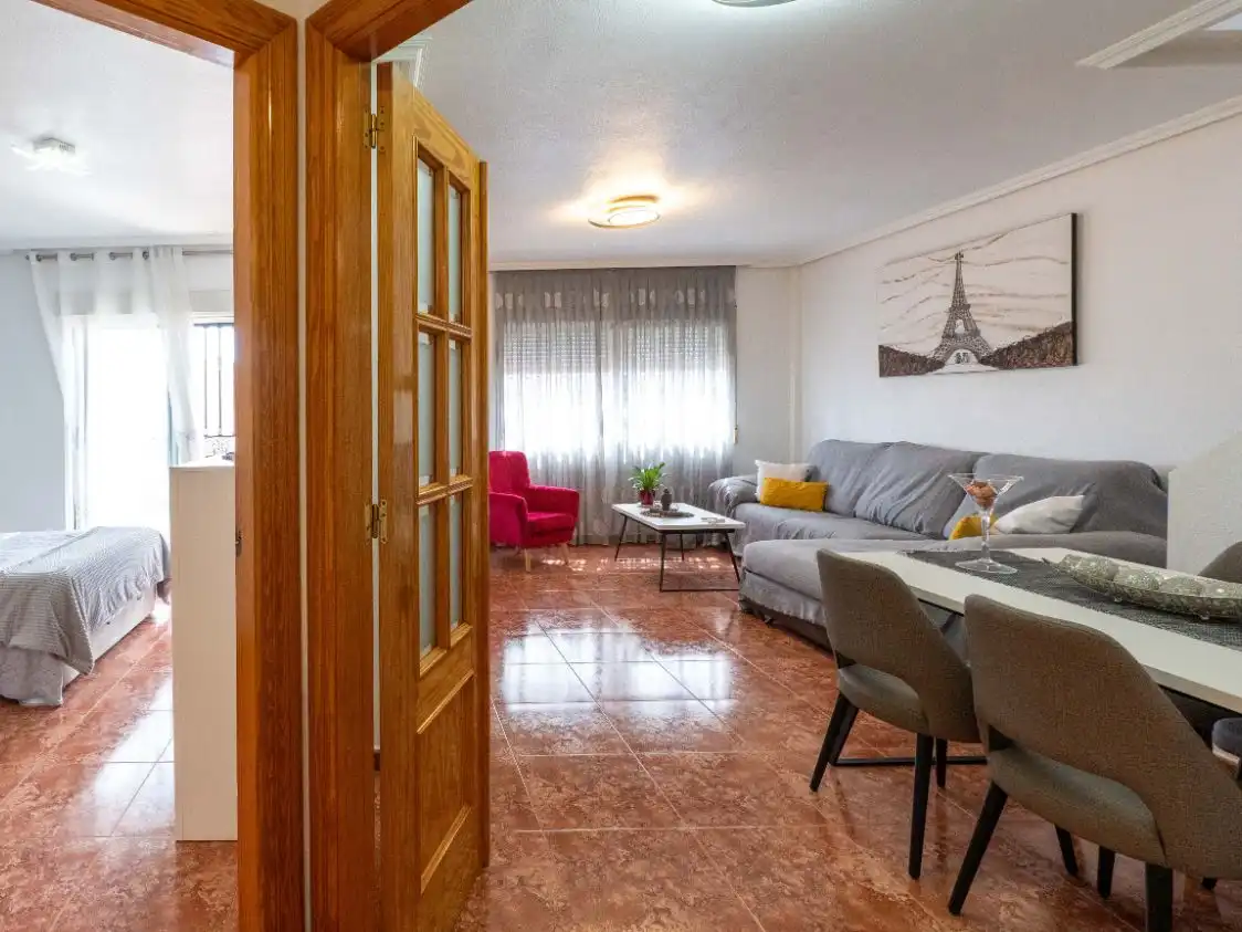 Wohnzimmer von Wohnung zum Verkauf in San Javier mit Klimaanlage, Terrasse und Balkon
