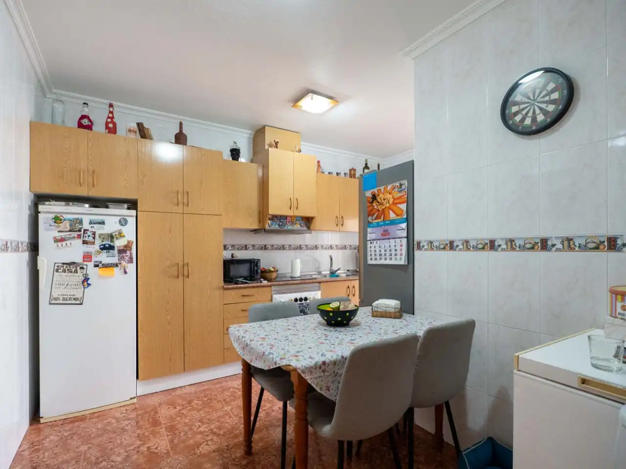 Küche von Wohnung zum Verkauf in San Javier mit Klimaanlage, Terrasse und Balkon