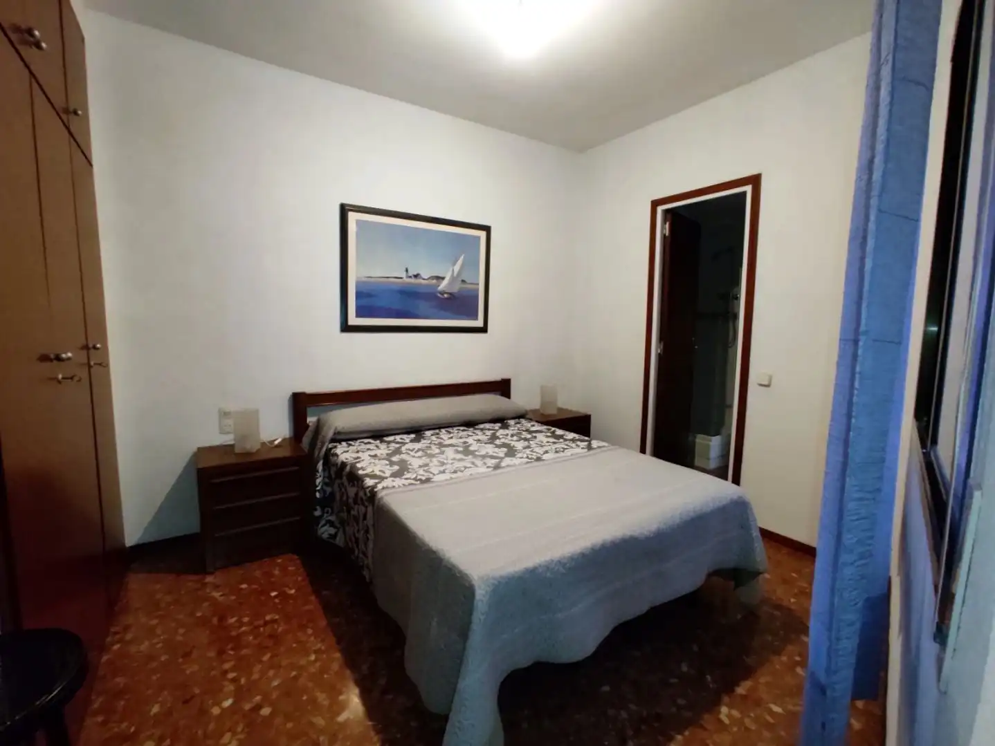 Zimmer in Carrer Gran de Sant Andreu, 399, Sant Andreu de Palomar Schlafzimmer von Wohnung zur untervermieten in Barcelona mit Möbliert und Balkon