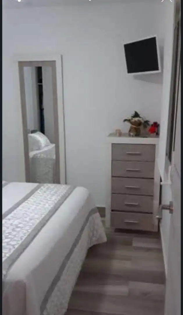Apartament de lloguer a Calle las Palmas, 1, Lo Pagán Dormitori de Apartament de lloguer en San Pedro del Pinatar amb Aire condicionat, Calefacció i Terrassa