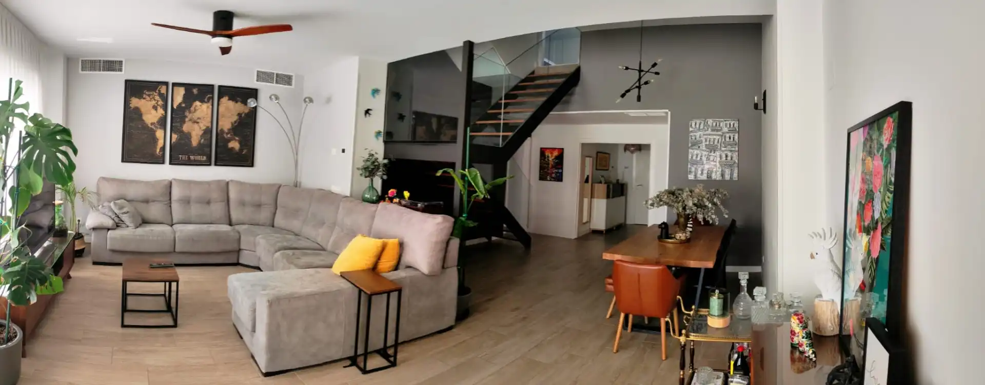 Casa o chalet en venta en Avenida del Arco Iris, 4, Urbanizaciones Sala de estar de Casa o chalet en venta en Rivas-Vaciamadrid con Aire acondicionado, Calefacción y Jardín privado