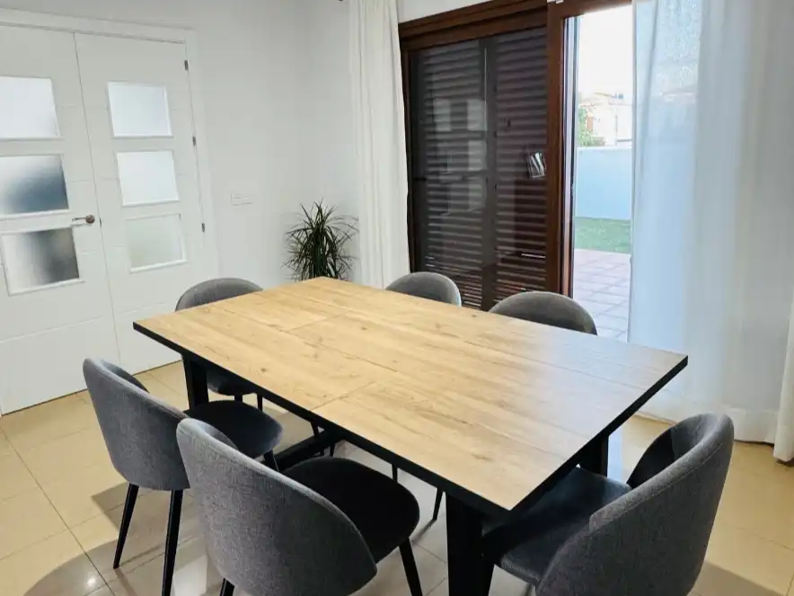 Dining room of Detached homes for sale in Chiclana de la Frontera  with Air Conditioner, Private garden and Terrace