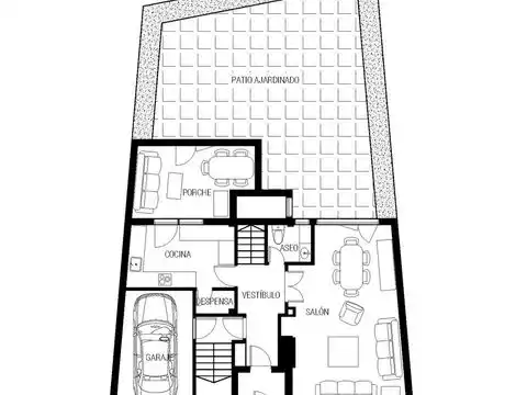 Wohnung zum Verkauf in Madrid mit Klimaanlage, Heizung und Privatgarten