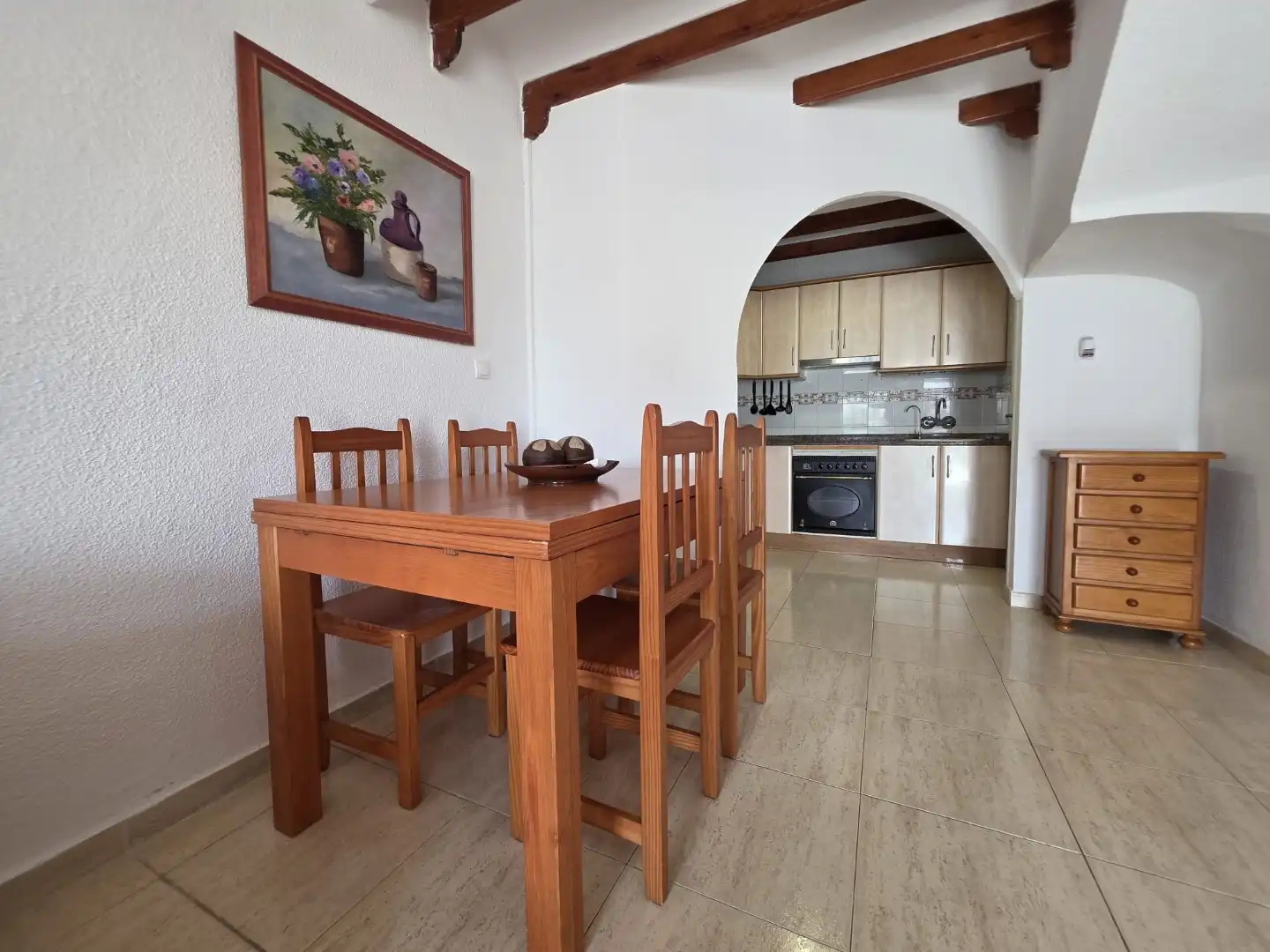 Casa adosada de alquiler en Calle Río Turia, 8, Panorama - Sierramar Comedor de Casa adosada de alquiler en Santa Pola con Aire acondicionado, Calefacción y Terraza