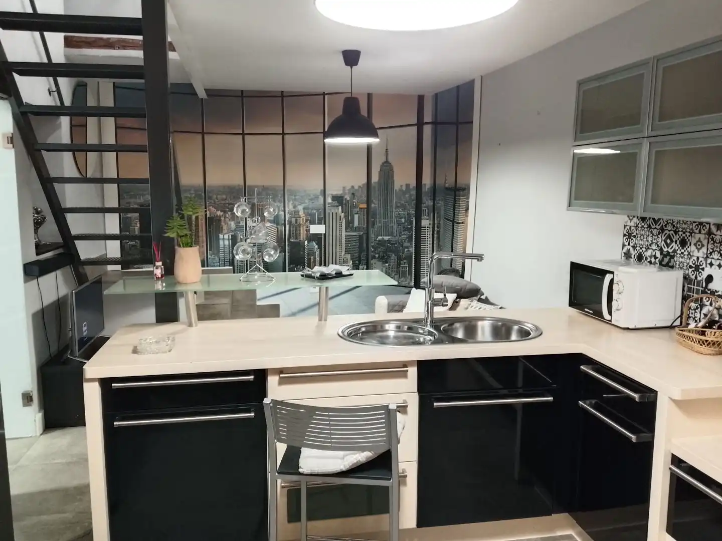 Lofts for rent in Calle de Antonio Iniesta, 17, Manzanares Kitchen of Lofts for rent in Manzanares with Air Conditioner and Furnished