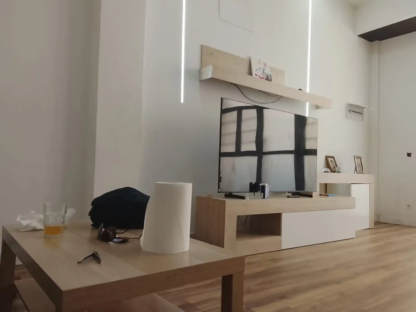 Wohnzimmer von Wohnung zum Verkauf in Bonrepòs i Mirambell mit Klimaanlage, Heizung und Parkett