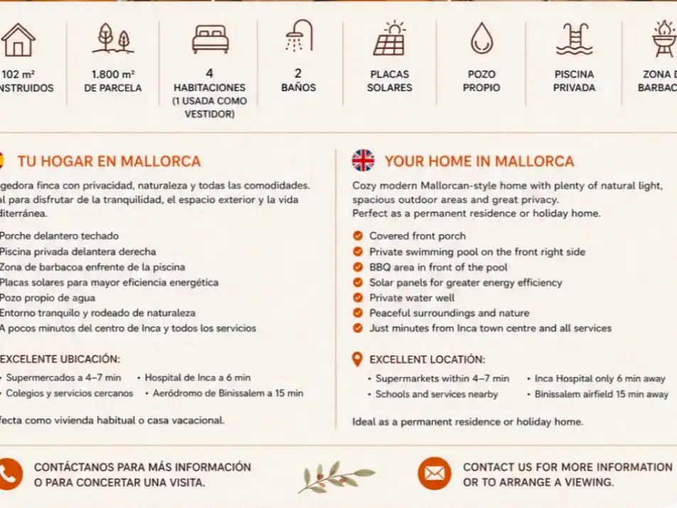 Finca rústica en venta en Carrer de Can Xado, Es Portixol - Es Molinar Vista exterior de Finca rústica en venta en Palma de Mallorca con Calefacción, Jardín privado y Piscina