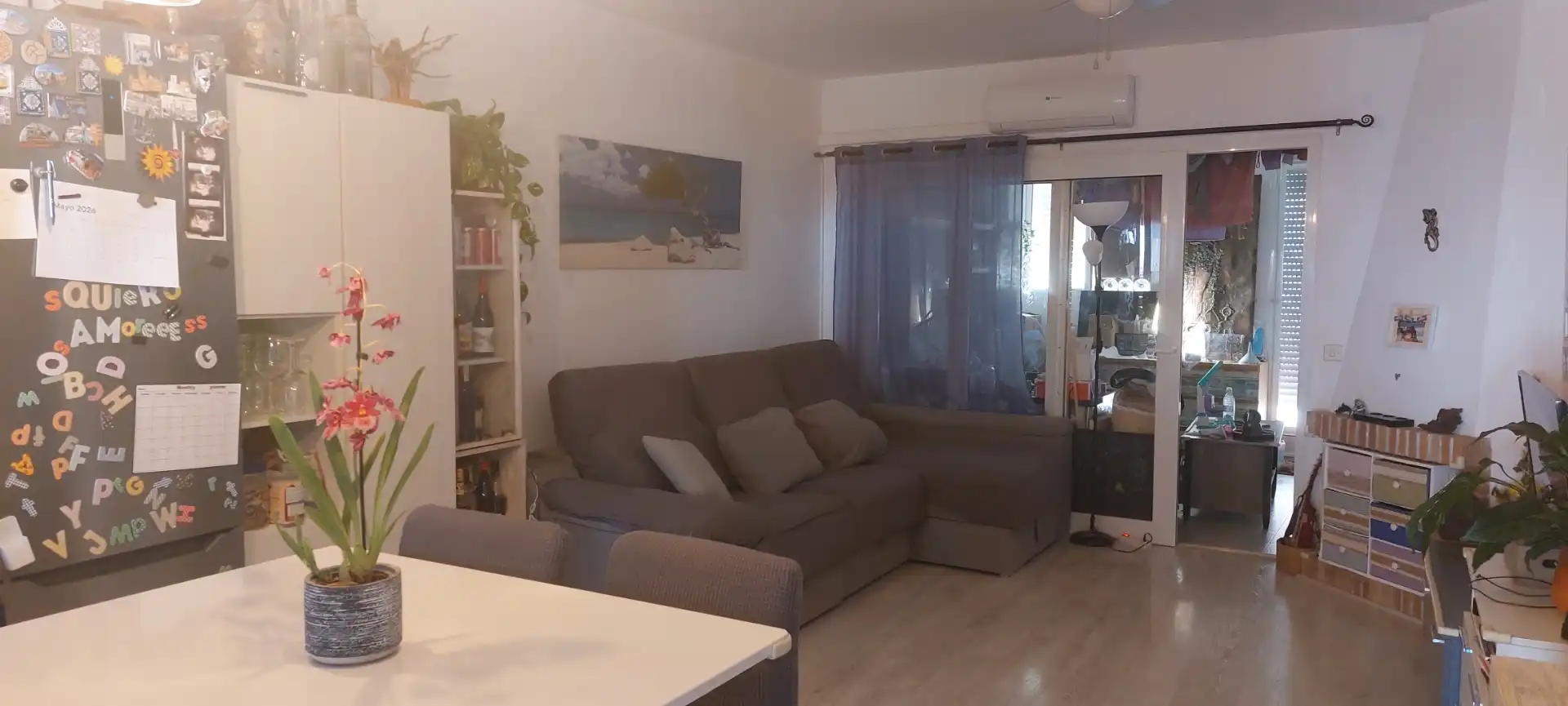 Einfamilien-Reihenhaus zum Verkauf in Calle Picasso, 52, Mojácar Wohnzimmer von Einfamilien-Reihenhaus zum Verkauf in Mojácar mit Klimaanlage, Terrasse und Balkon