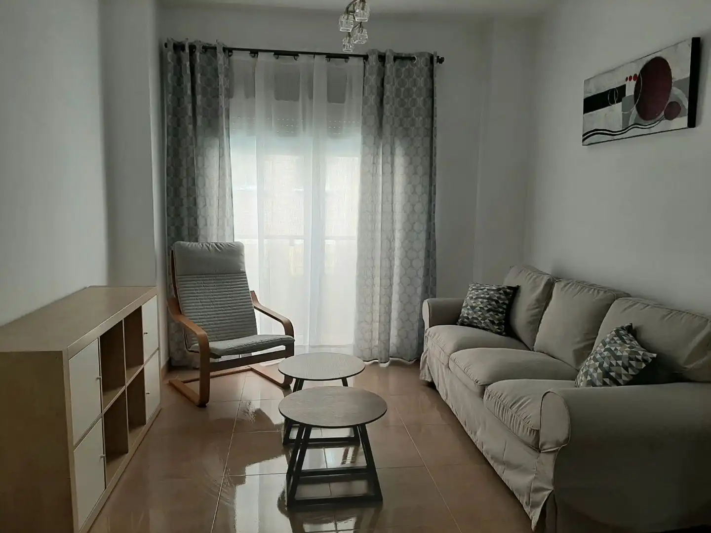 Living room of Flat for rent in Málaga  with Air Conditioner, Furnished and Community parking