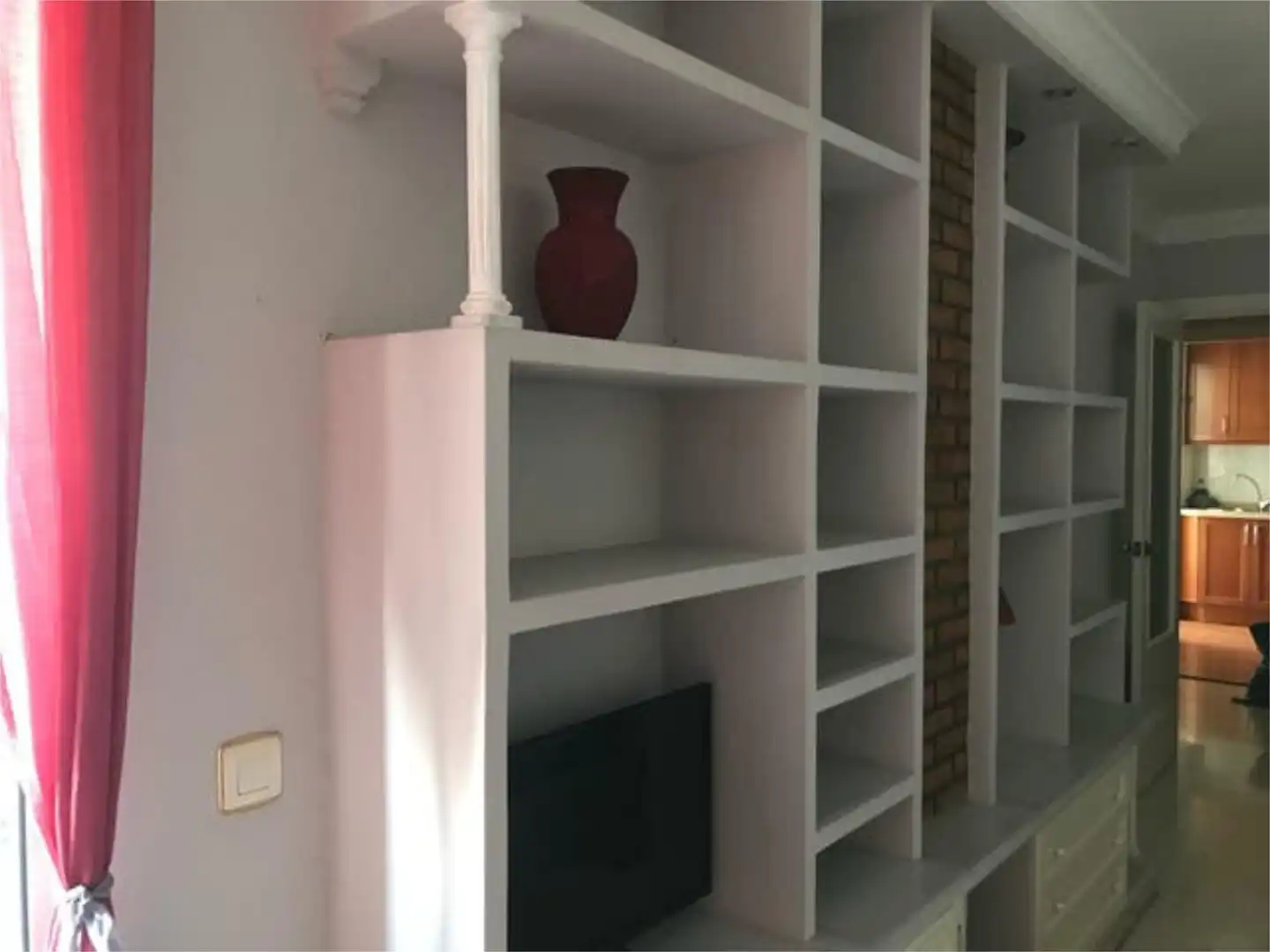 Piso de alquiler en Cortijo Alto Sala de estar de Piso de alquiler en Málaga con Terraza y Amueblado
