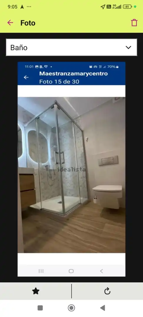 Piso en venta en Rúa Maestranza, 5, Ciudad Vieja Baño de Piso en venta en A Coruña Capital con Calefacción, Parquet y Amueblado