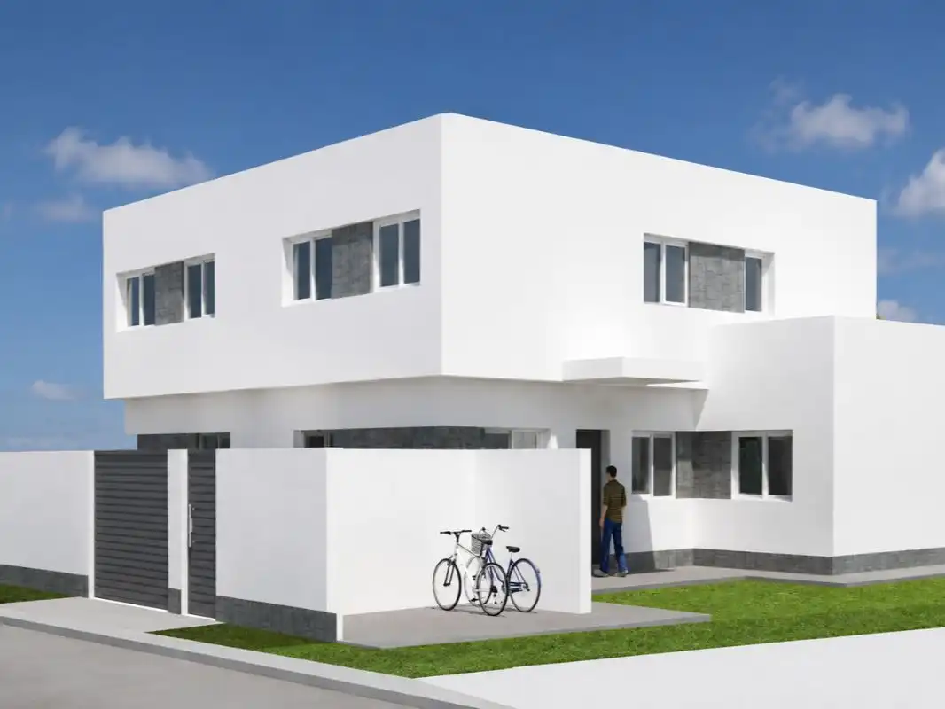 Piso en venta en Calle Veleta, 58, Dehesa - Monacilla Vista exterior de Piso en venta en Aljaraque con Aire acondicionado, Calefacción y Jardín privado